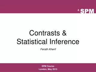 Contrasts &amp; Statistical Inference