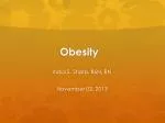 Obesity - slide 1