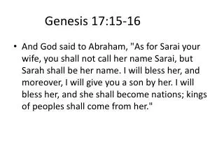 genesis 17 15 16