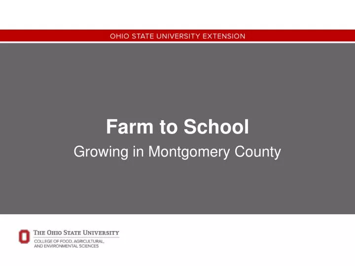 farm to school growing in montgomery county