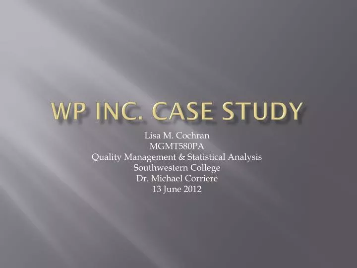 wp inc case study
