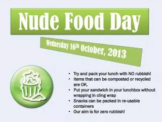 Nude Food Day