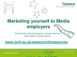 Marketing yourself to Media employers