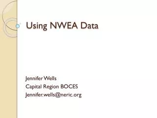 Using NWEA Data