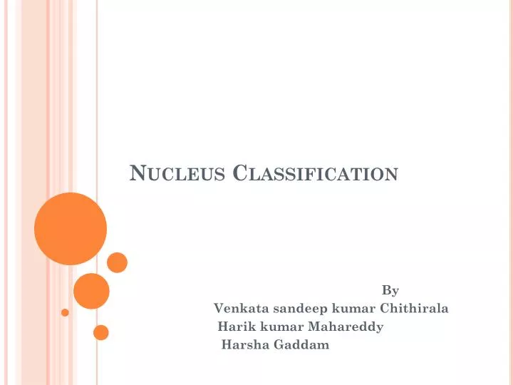 nucleus classification