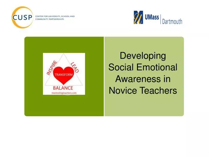 developing social emotional awareness in novice teachers
