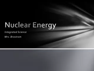 Nuclear Energy