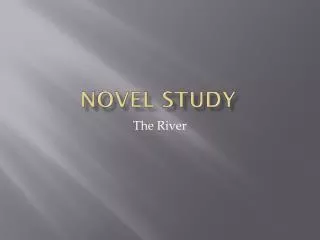 Novel Study