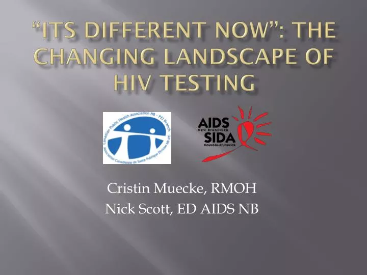 its different now the changing landscape of hiv testing