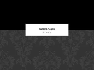 noun cases