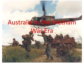 Australia in the Vietnam War Era