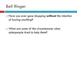 bell ringer