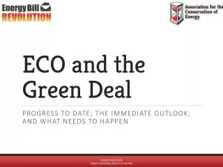 ECO and the Green Deal
