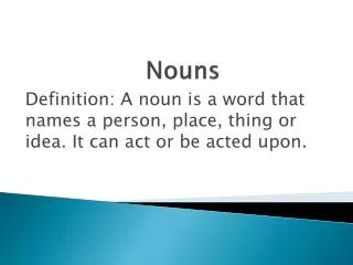 nouns