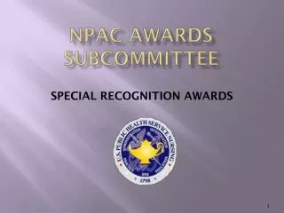 Npac awards subcommittee