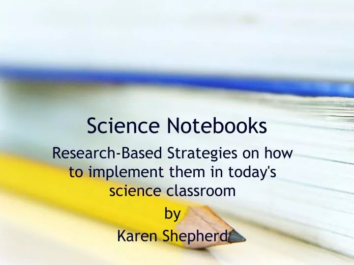 science notebooks
