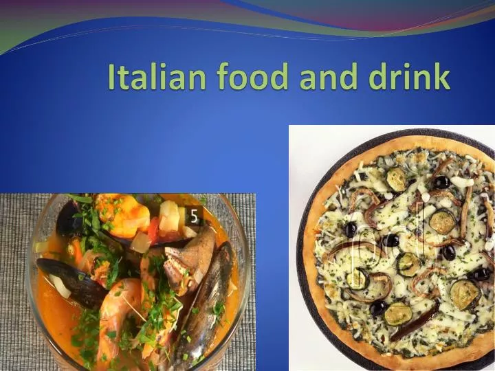 italian food and drink