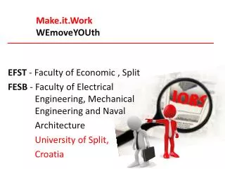 EFST - Faculty of Economic , Split