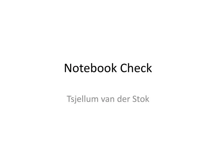 notebook check