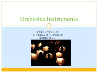 orchestra instruments
