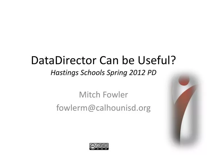 datadirector can be useful hastings schools spring 2012 pd