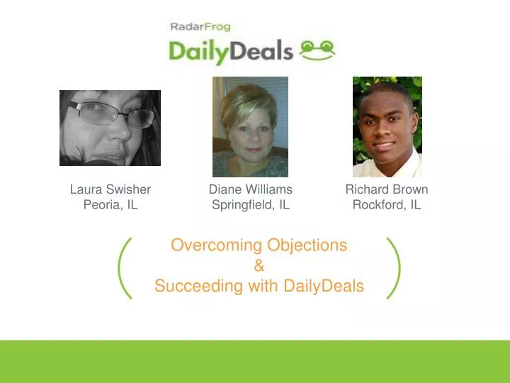 overcoming objections succeeding with dailydeals