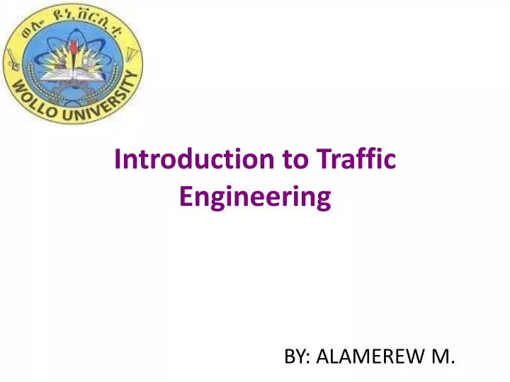 introduction to traffic engineering