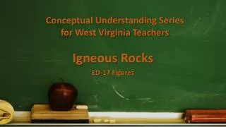 Conceptual Understanding Series for West Virginia Teachers