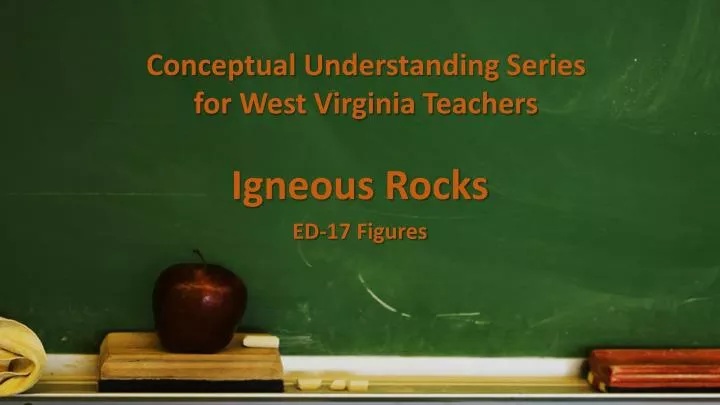 conceptual understanding series for west virginia teachers