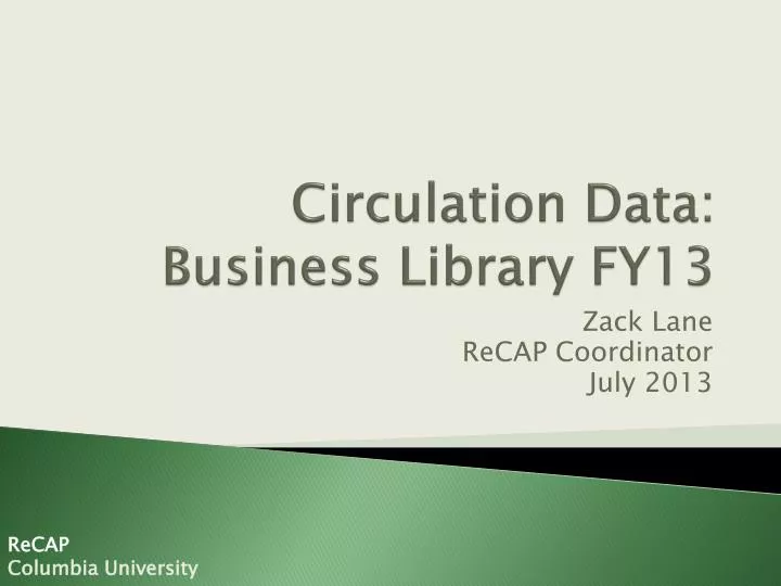 circulation data business library fy13