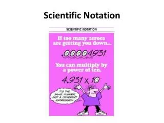 scientific notation