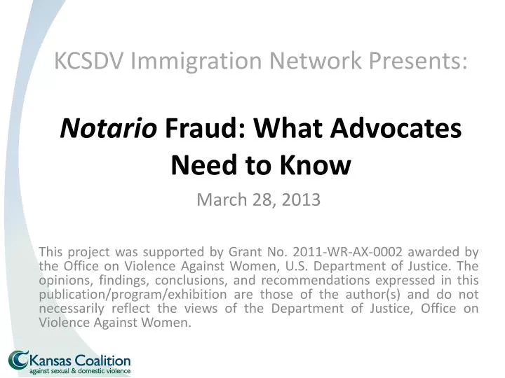 kcsdv immigration network presents notario fraud what advocates need to know