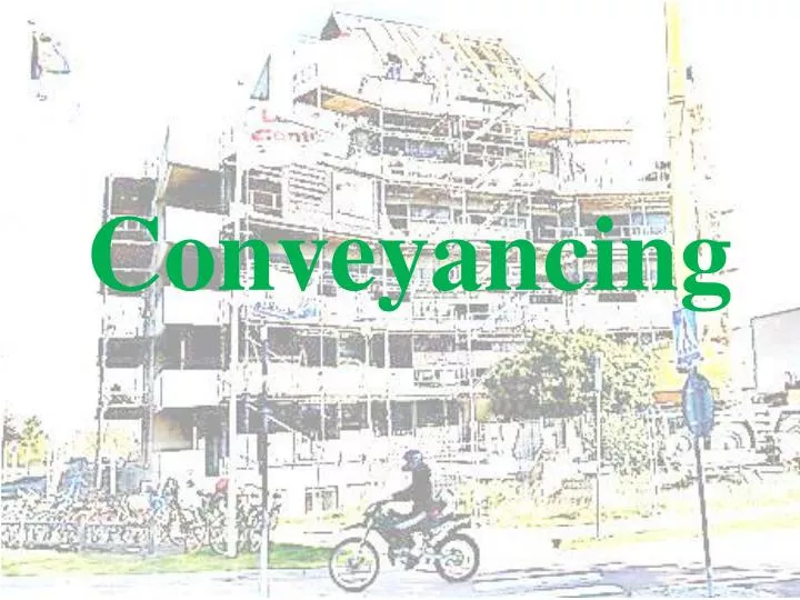 conveyancing