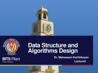 Data Structure and Algorithms Design