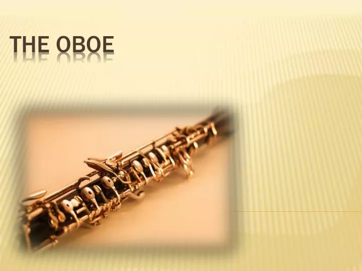 the oboe