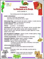 Unidad 5: La Merienda en la Granja - slide 1