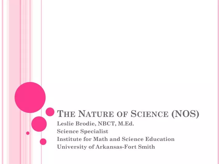 the nature of science nos