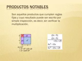 productos notables