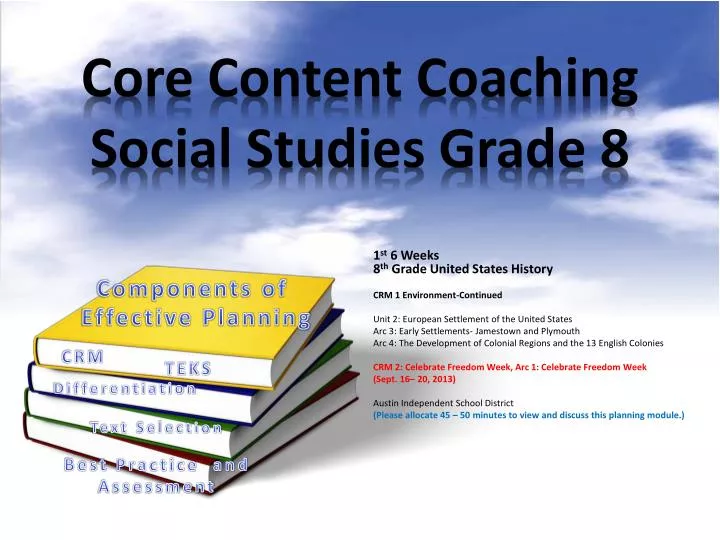 core content coaching social studies grade 8