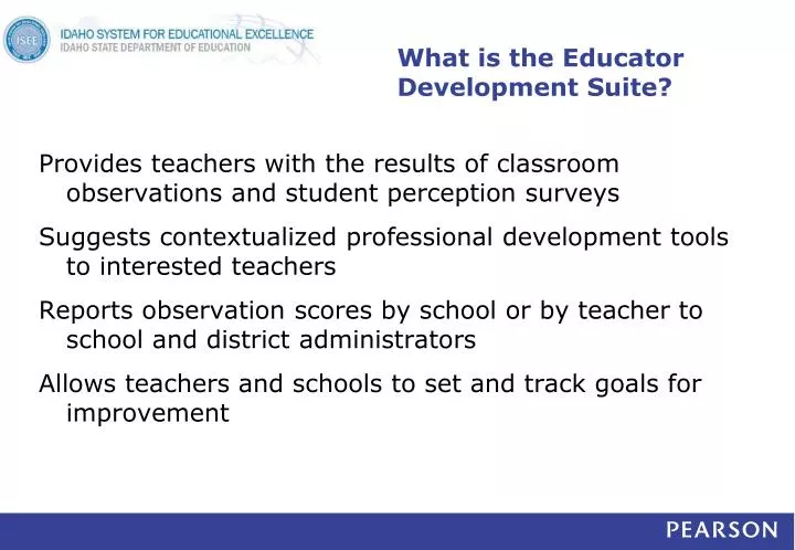 what is the educator development suite