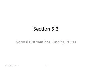 section 5 3
