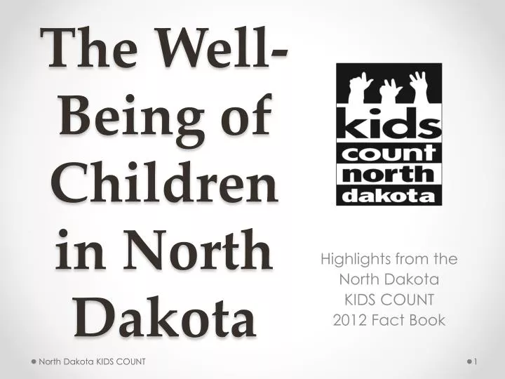 the well being of children in north dakota
