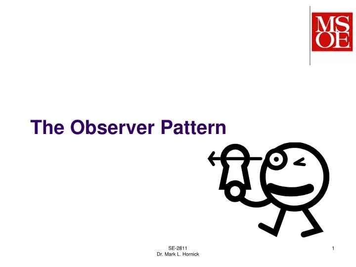 the observer pattern