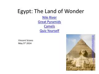 Egypt: The Land of Wonder