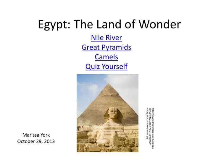 egypt the land of wonder