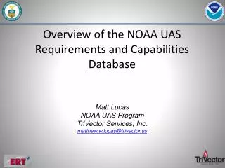 UAS Mission and System Development
