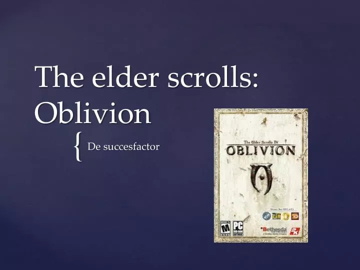 the elder scrolls oblivion