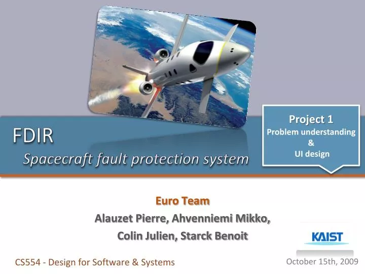 fdir spacecraft fault protection system