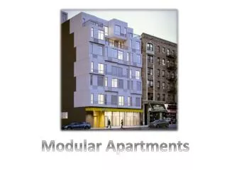 Modular Apartments