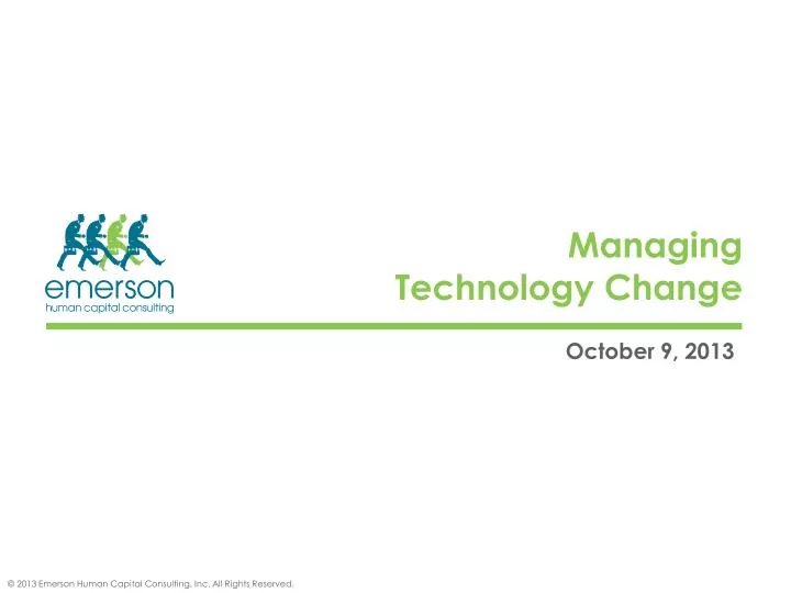 managing technology change